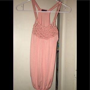 **NWOT** Light Pink Woven Tank